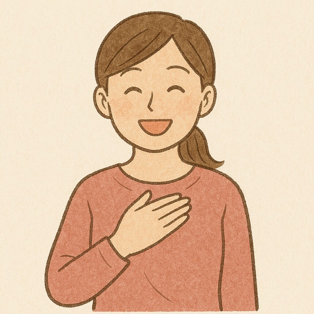 育児に疲れたママに寄り添うやさしいイメージ